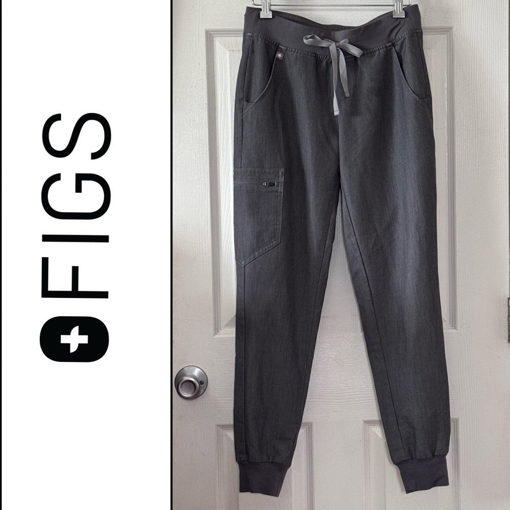 Figs Gray Zamora Jogger Scrub Bottoms XS